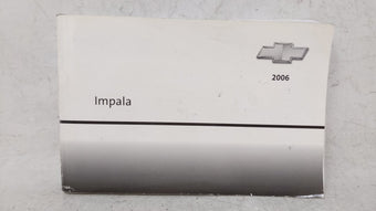 compare product 2006 Chevrolet Impala Owners Manual Book Guide OEM Used Auto Parts