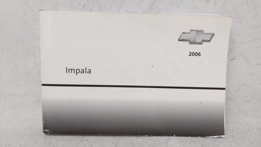 2006 Chevrolet Impala Owners Manual Book Guide OEM Used Auto Parts - Oemusedautoparts1.com