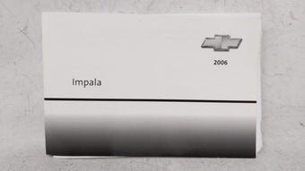 compare product 2006 Chevrolet Impala Owners Manual Book Guide OEM Used Auto Parts