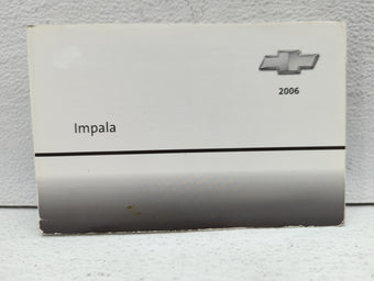 compare product 2006 Chevrolet Impala Owners Manual Book Guide OEM Used Auto Parts