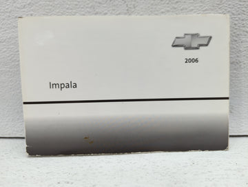 2006 Chevrolet Impala Owners Manual Book Guide OEM Used Auto Parts - Oemusedautoparts1.com