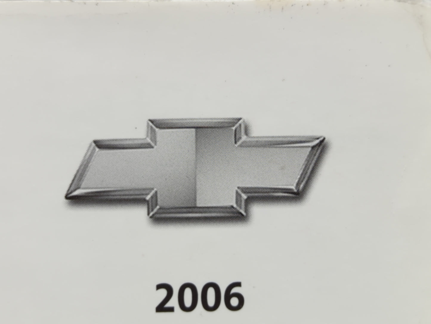 2006 Chevrolet Impala Owners Manual Book Guide OEM Used Auto Parts - Oemusedautoparts1.com