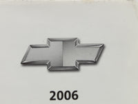 2006 Chevrolet Impala Owners Manual Book Guide OEM Used Auto Parts - Oemusedautoparts1.com