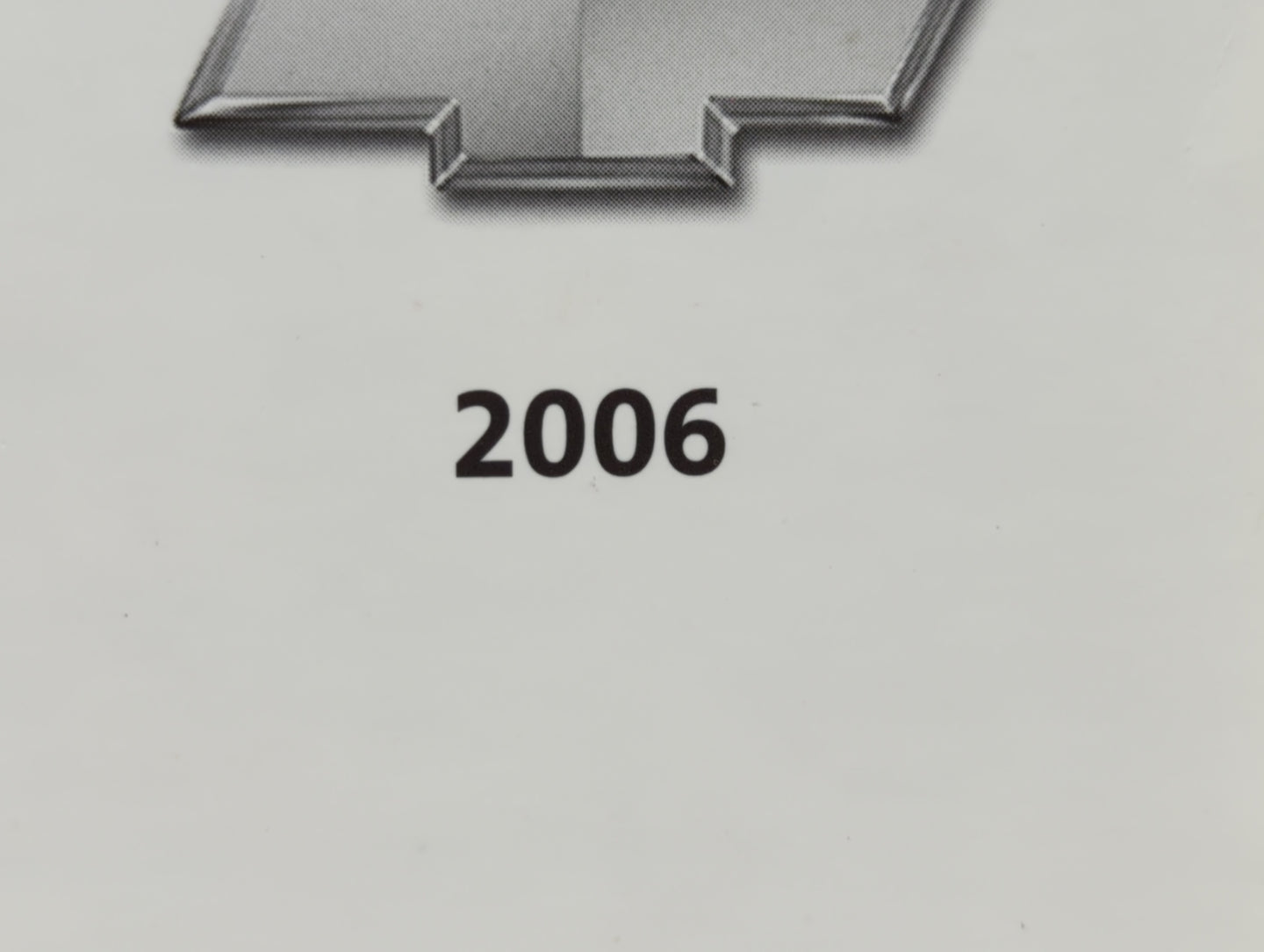 2006 Chevrolet Impala Owners Manual Book Guide OEM Used Auto Parts - Oemusedautoparts1.com
