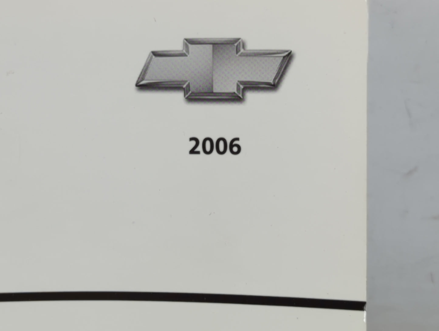 2006 Chevrolet Impala Owners Manual Book Guide OEM Used Auto Parts - Oemusedautoparts1.com