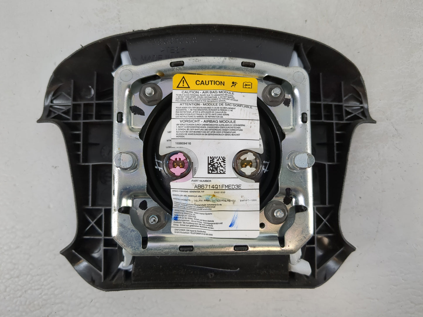 Chevrolet Impala Air Bag Driver Left Steering Wheel Mounted - Oemusedautoparts1.com