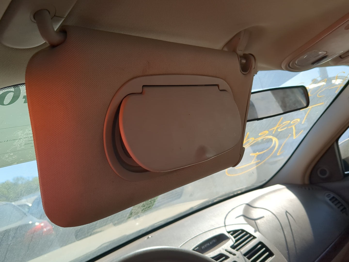 2006-2008 Chevrolet Malibu Sun Visor Shade Replacement Driver Left Mirror Fits Fits 2005 2006 2007 2008 2009 2010 OEM Used A