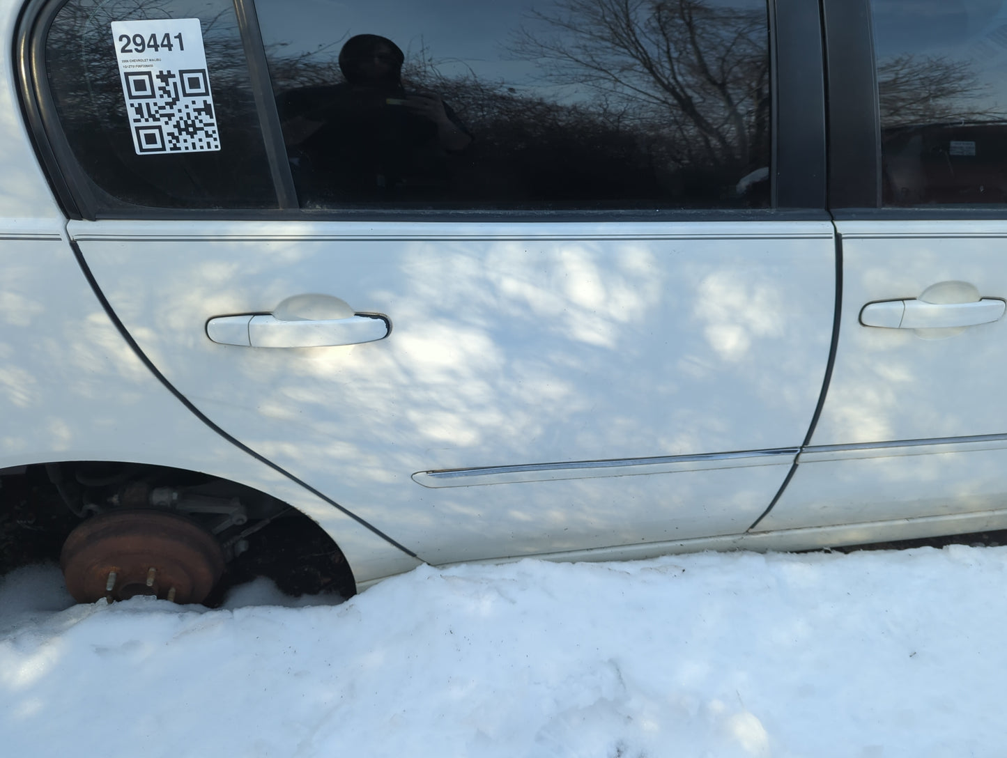 2006-2008 Chevrolet Malibu Passenger Rear Door Oem 1272006 - Oemusedautoparts1.com
