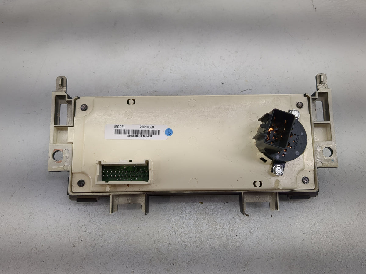2004-2008 Chevrolet Malibu Climate Control Module Temperature AC/Heater Replacement P/N:28014589 Fits OEM Used Auto Parts - 