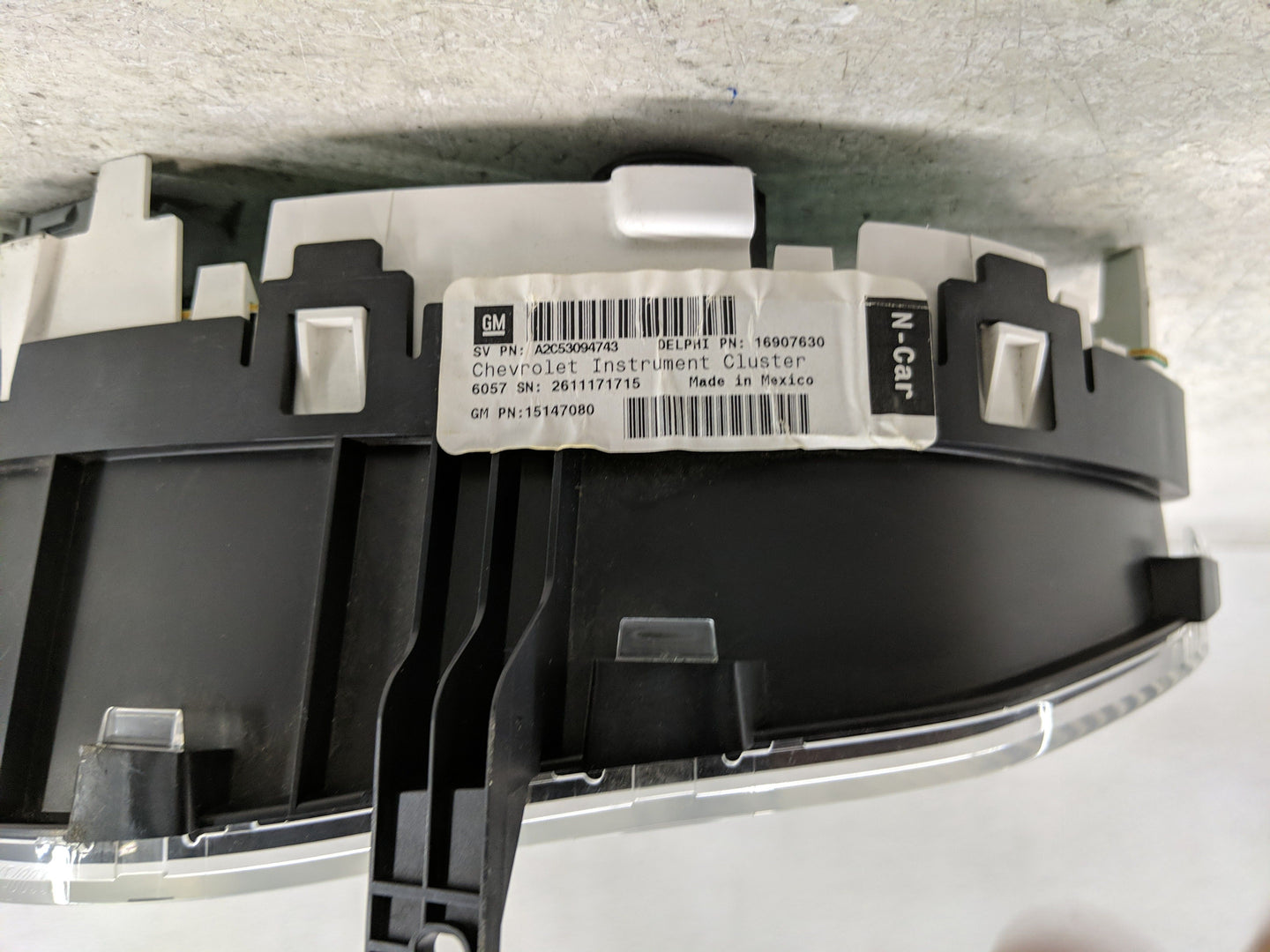 2006-2007 Chevrolet Malibu Instrument Cluster Speedometer Gauges P/N:15147080 Fits Fits 2006 2007 OEM Used Auto Parts - Oemu