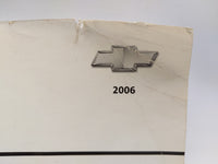 2006 Chevrolet Malibu Owners Manual Book Guide OEM Used Auto Parts - Oemusedautoparts1.com