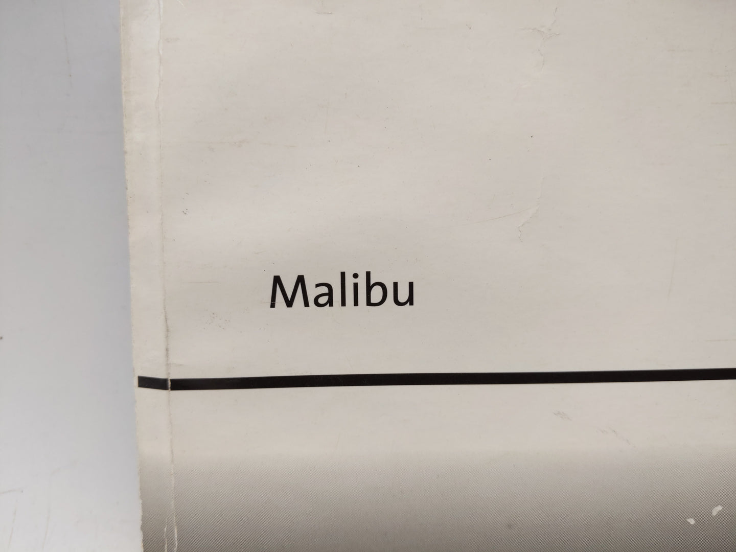 2006 Chevrolet Malibu Owners Manual Book Guide OEM Used Auto Parts - Oemusedautoparts1.com