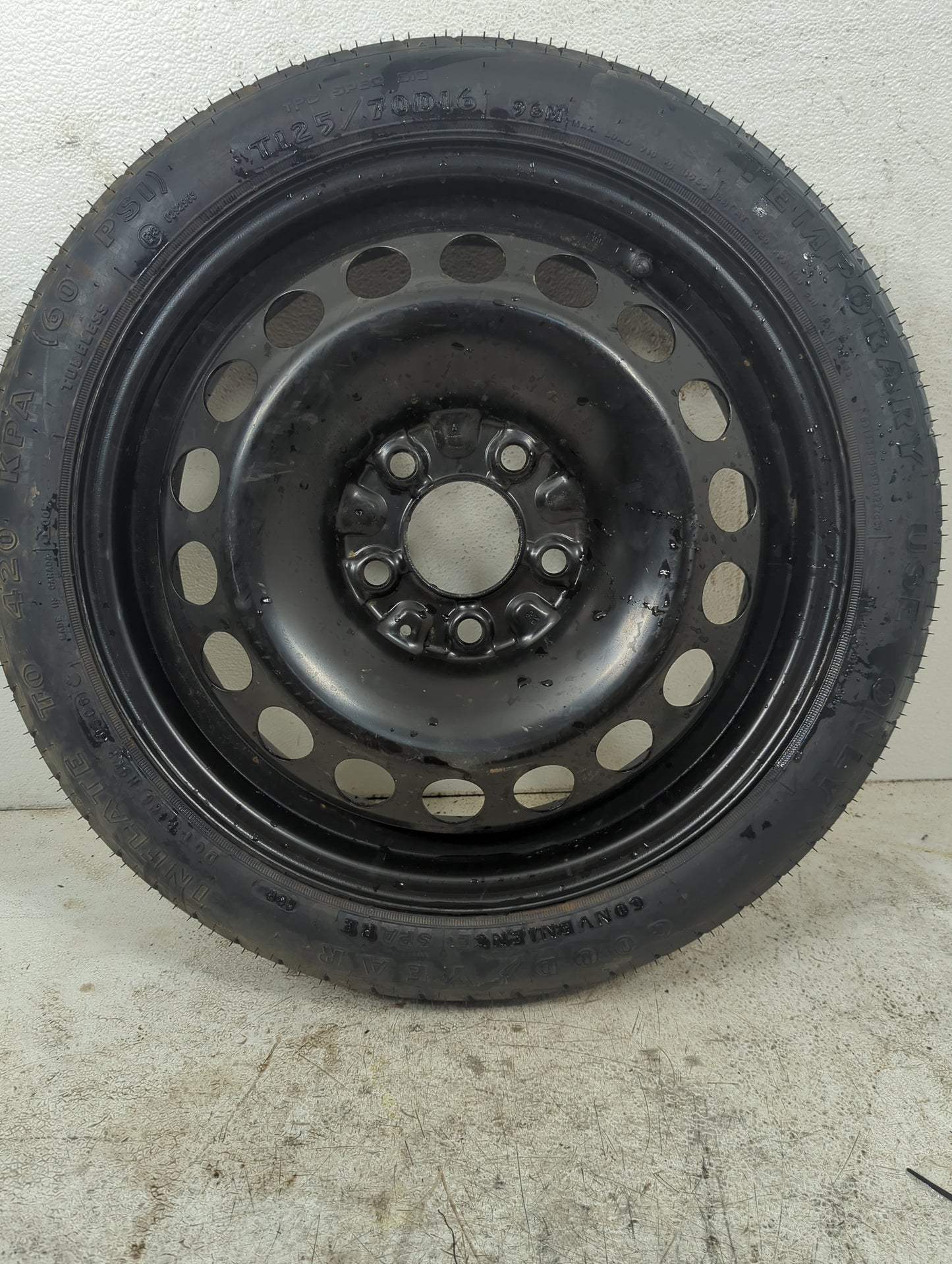 2004-2012 Chevrolet Malibu Spare Donut Tire Wheel Rim Oem 5036560 - Oemusedautoparts1.com