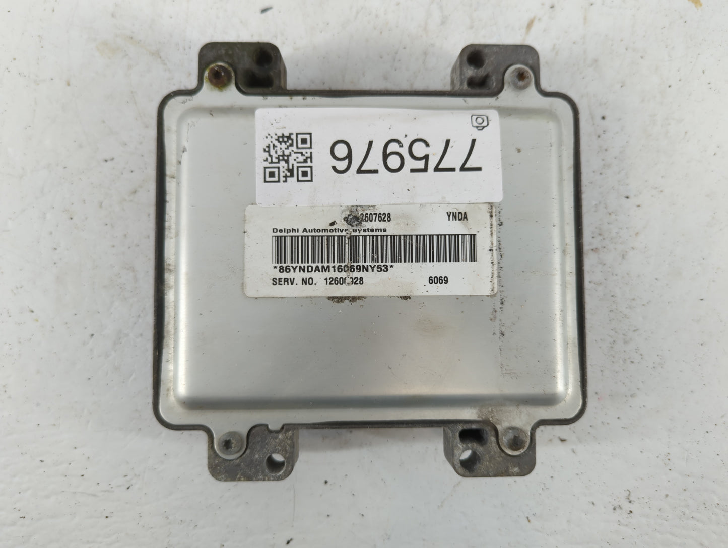 2006 Chevrolet Malibu PCM Engine Control Computer ECU ECM PCU OEM P/N:2607628 Fits Fits 2007 OEM Used Auto Parts - Oemusedau