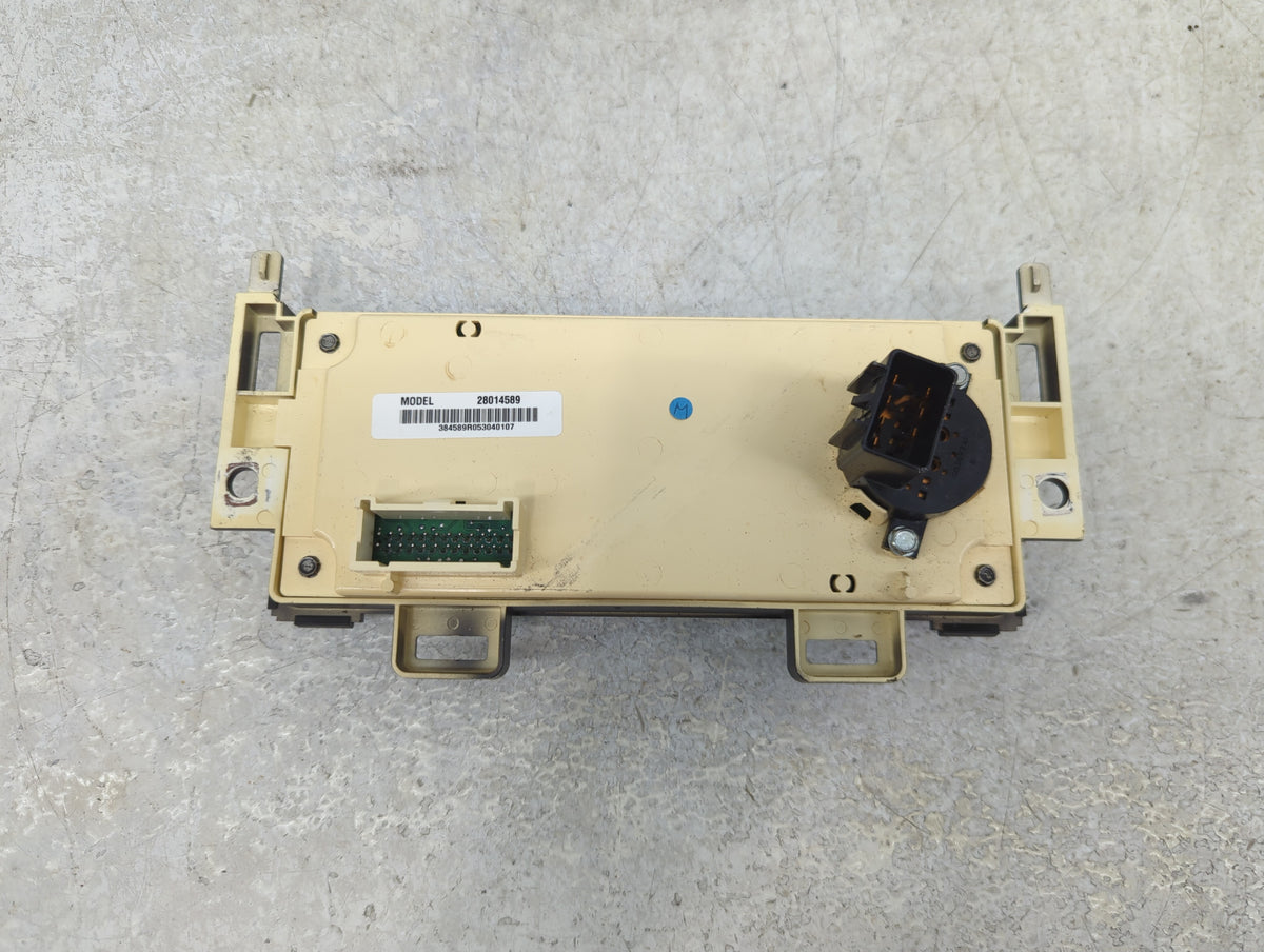 2004-2008 Chevrolet Malibu Climate Control Module Temperature AC/Heater Replacement P/N:28014589 Fits OEM Used Auto Parts - 