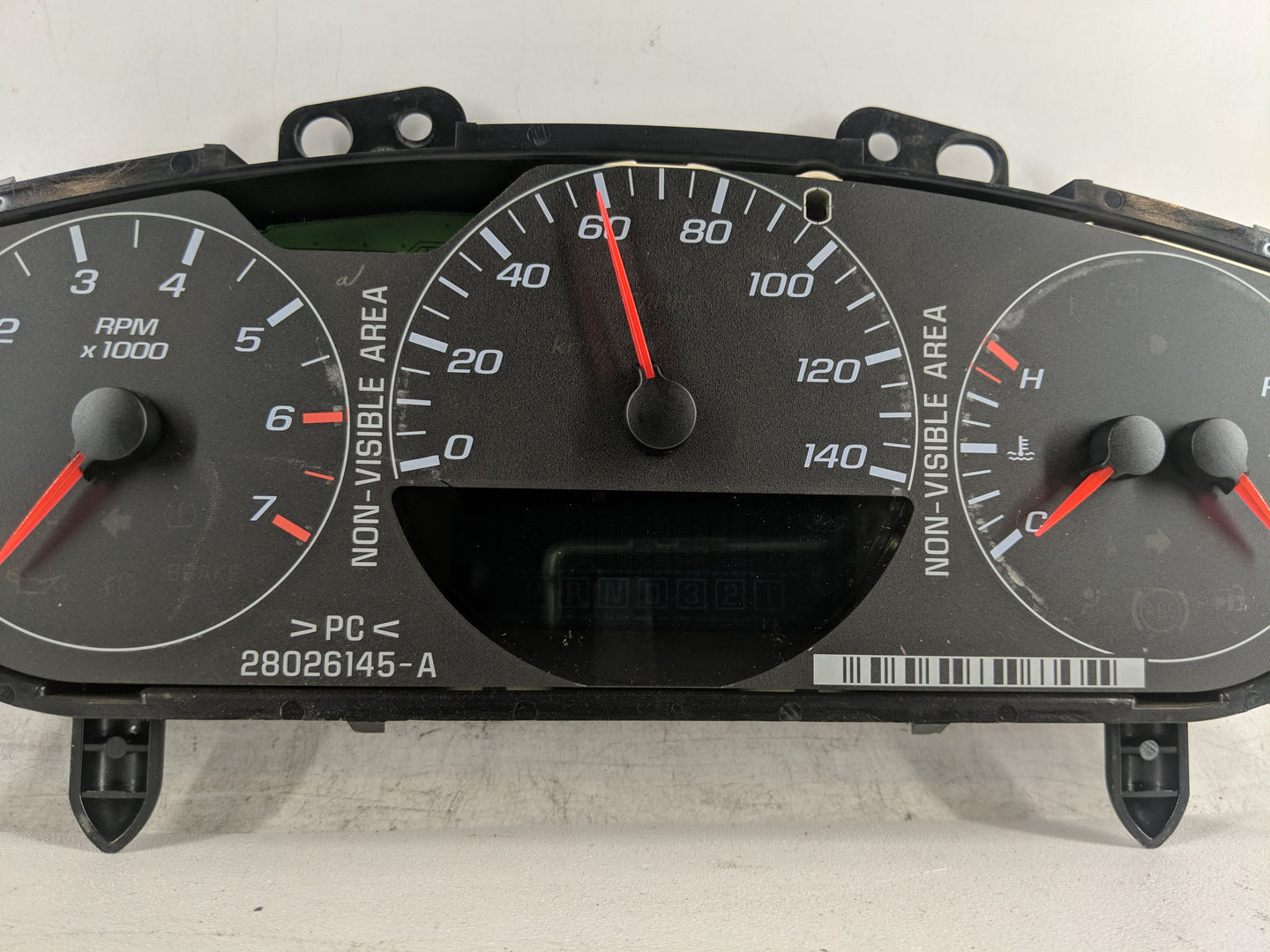 2006 Chevrolet Monte Carlo Instrument Cluster Speedometer Gauges P/N:15782338 Fits OEM Used Auto Parts - Oemusedautoparts1.c