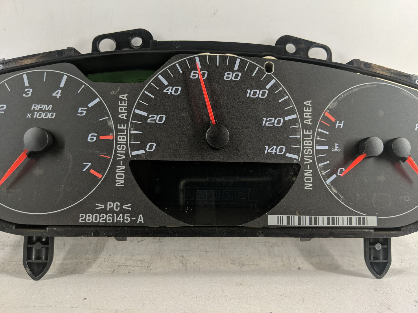 2006 Chevrolet Monte Carlo Instrument Cluster Speedometer Gauges P/N:15782338 Fits OEM Used Auto Parts - Oemusedautoparts1.c