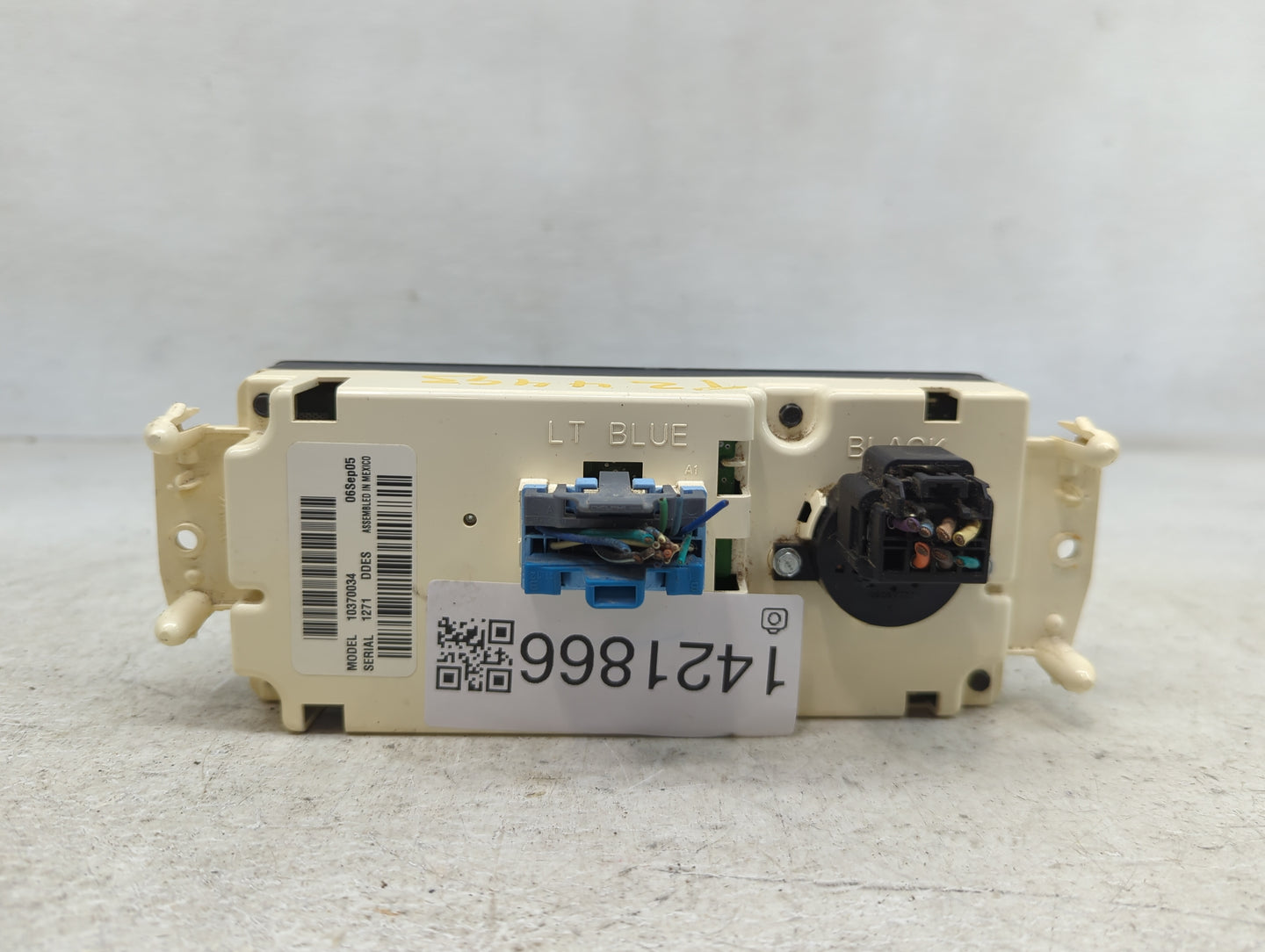 2005-2007 Chevrolet Silverado 1500 Climate Control Module Temperature AC/Heater Replacement P/N:10370034 Fits Fits 2005 2006