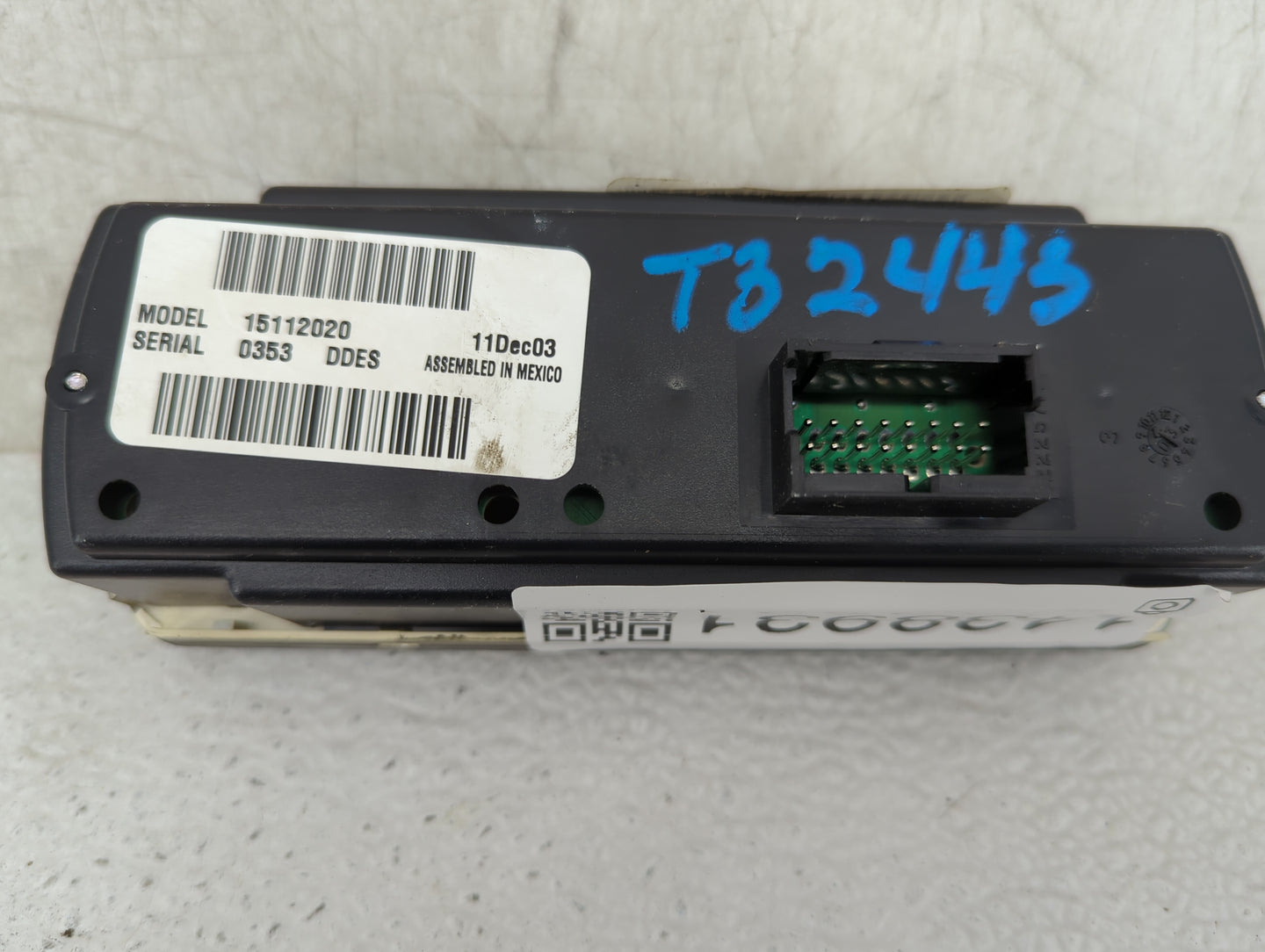 2003-2006 Chevrolet Tahoe Climate Control Module Temperature AC/Heater Replacement P/N:15112020 Fits Fits 2003 2004 2005 200