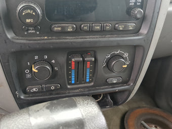 compare product 2003-2009 Chevrolet Trailblazer Climate Control Module Temperature AC/Heater Replacement Fits OEM Used Auto Parts