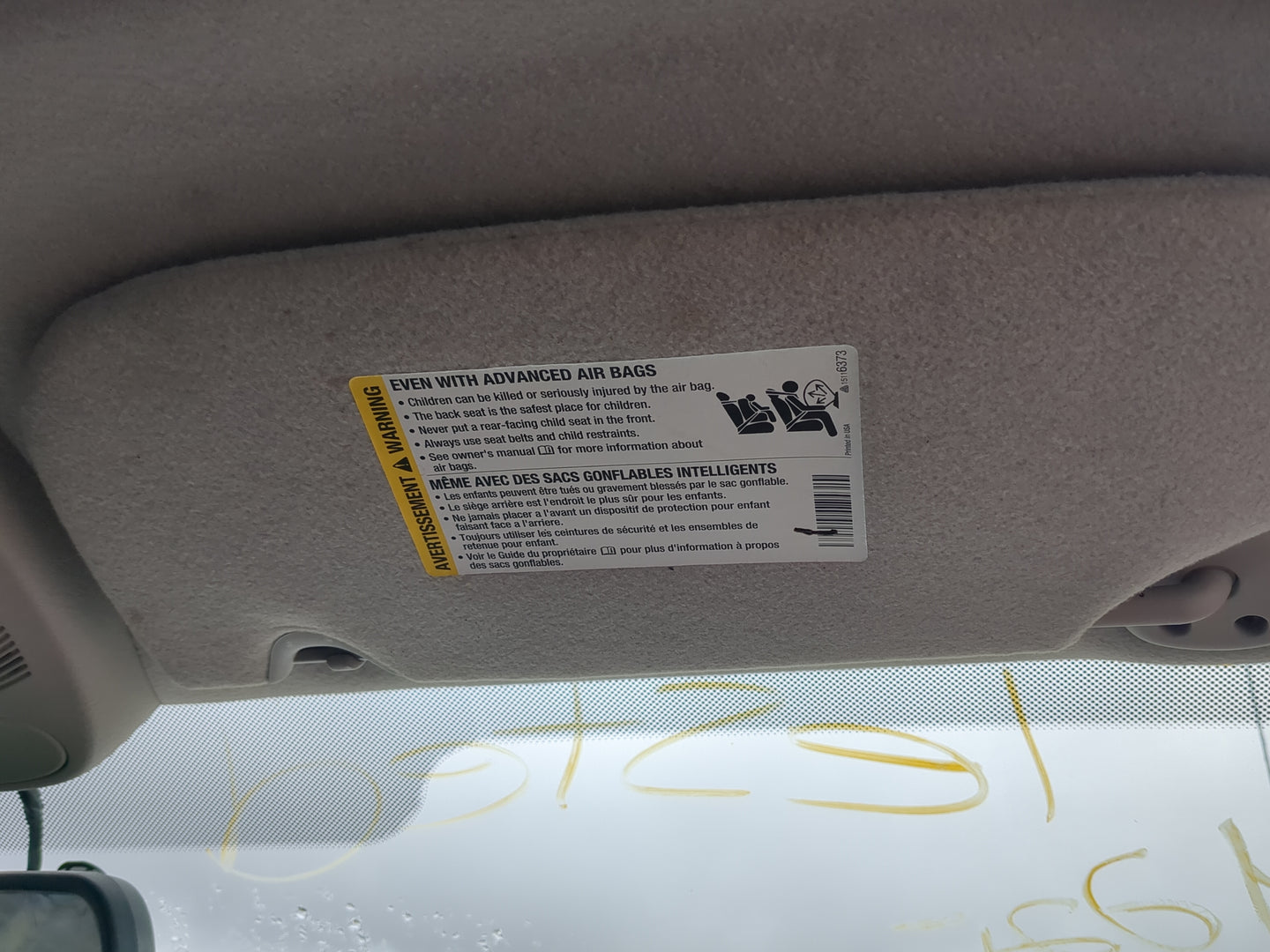 2005-2007 Chevrolet Trailblazer Sun Visor Shade Replacement Passenger Right Mirror Fits Fits 2005 2006 2007 OEM Used Auto Pa