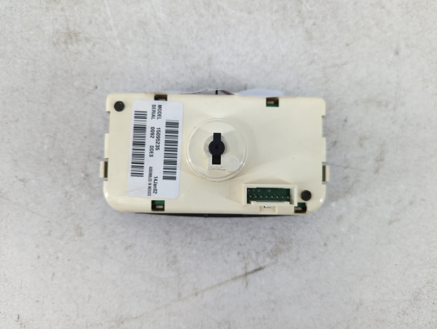 2002-2009 Chevrolet Trailblazer Climate Control Module Temperature AC/Heater Replacement P/N:15095235 Fits OEM Used Auto Par