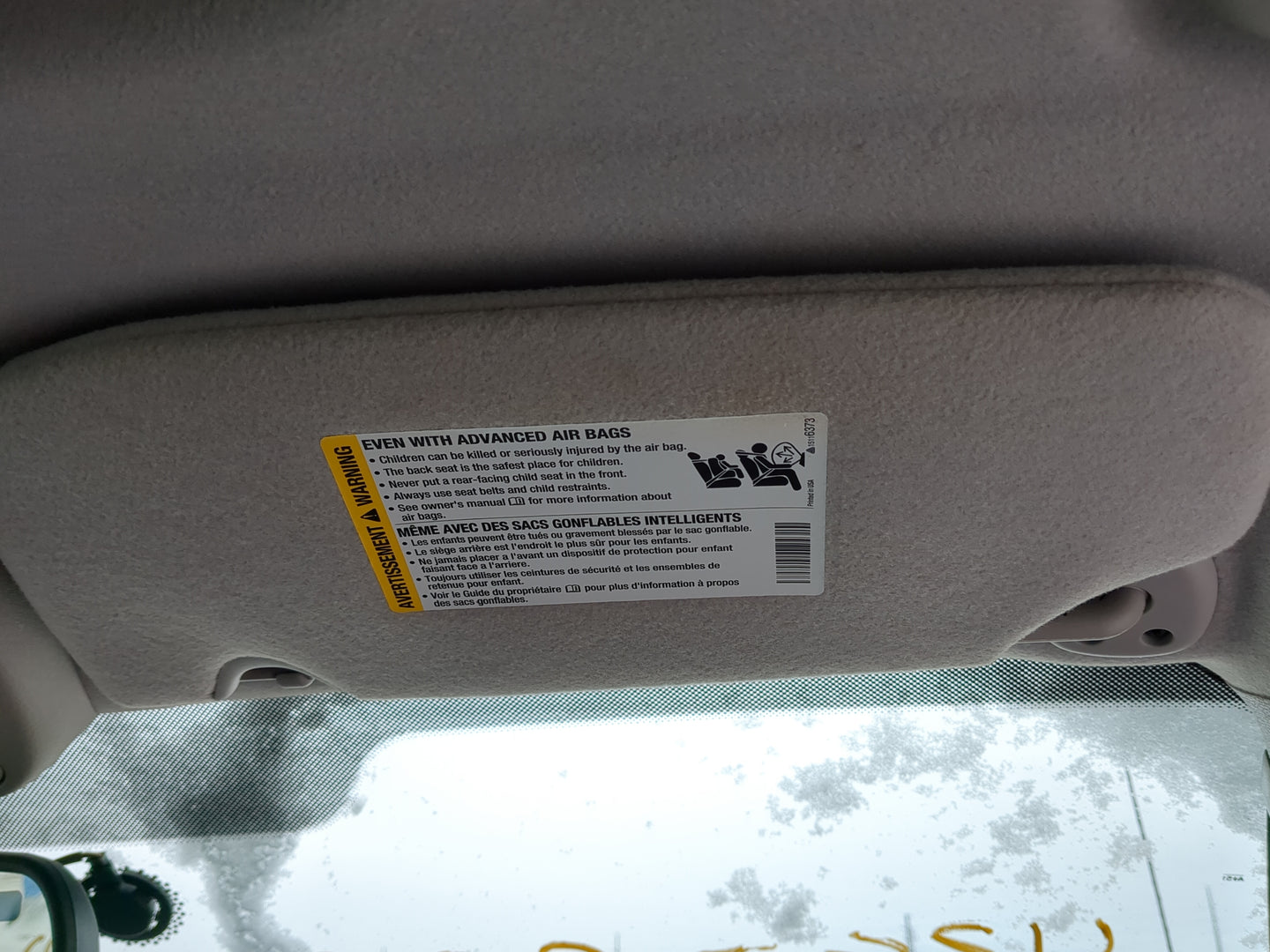 2005-2007 Chevrolet Trailblazer Sun Visor Shade Replacement Passenger Right Mirror Fits Fits 2005 2006 2007 OEM Used Auto Pa