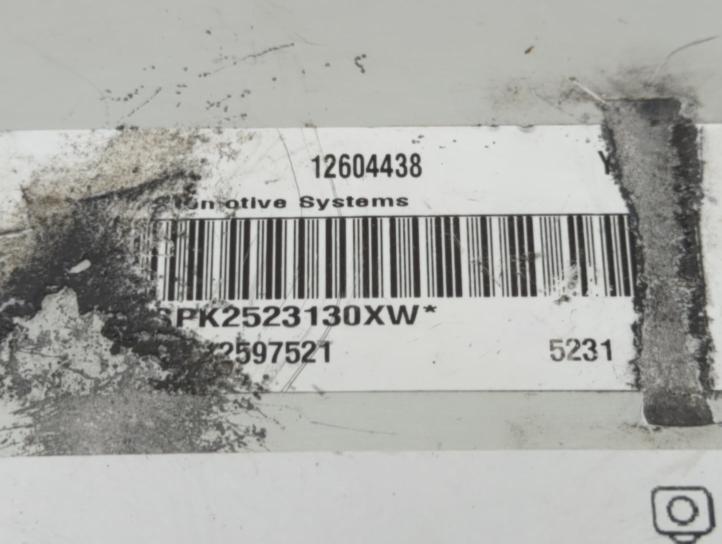 2006 Chevrolet Trailblazer PCM Engine Control Computer ECU ECM PCU OEM P/N:12604438 Fits Fits 2004 2005 OEM Used Auto Parts 
