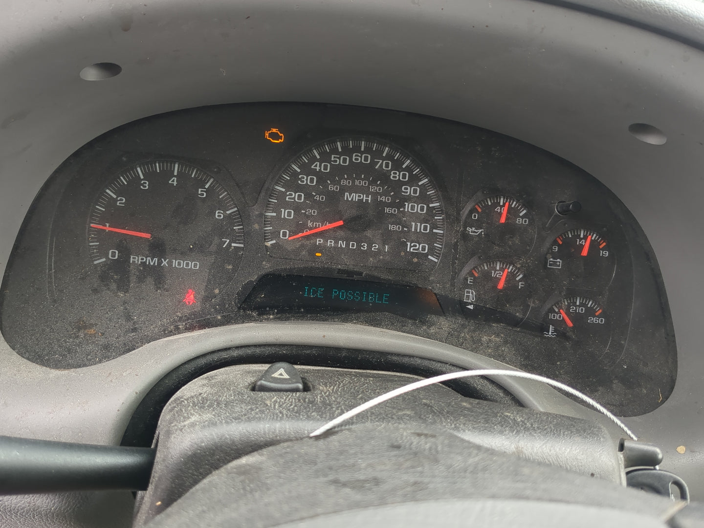 2006 Chevrolet Trailblazer Instrument Cluster Speedometer Gauges Miles:204K Fits OEM Used Auto Parts - Oemusedautoparts1.com