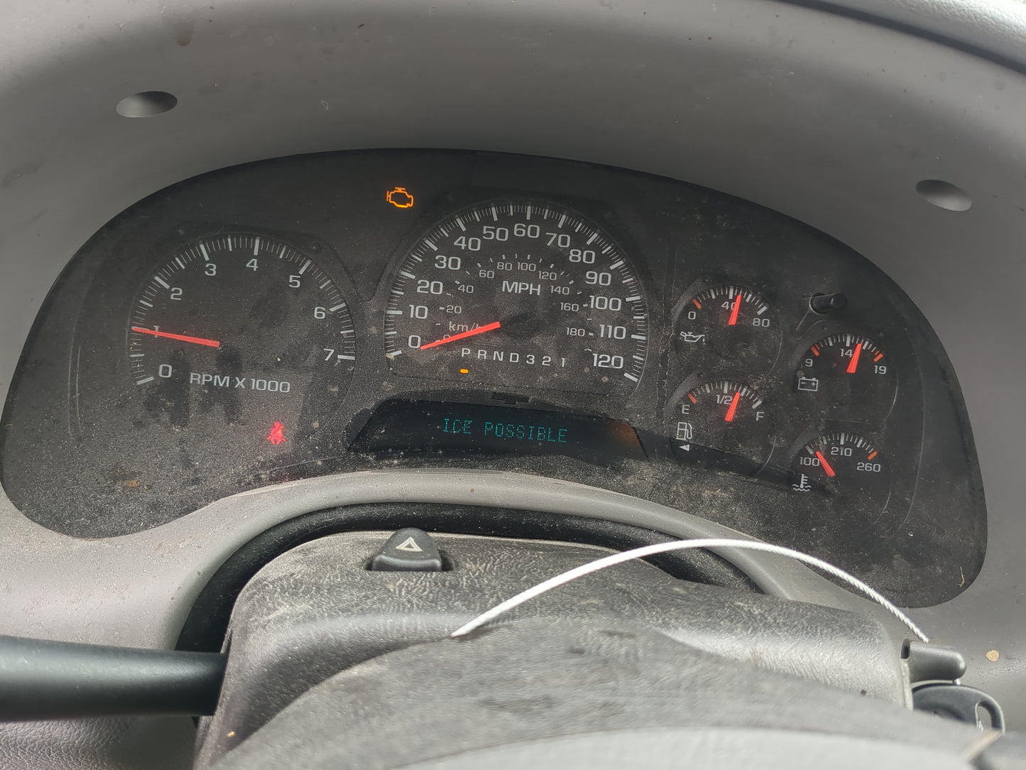 2006 Chevrolet Trailblazer Instrument Cluster Speedometer Gauges Miles:204K Fits OEM Used Auto Parts - Oemusedautoparts1.com