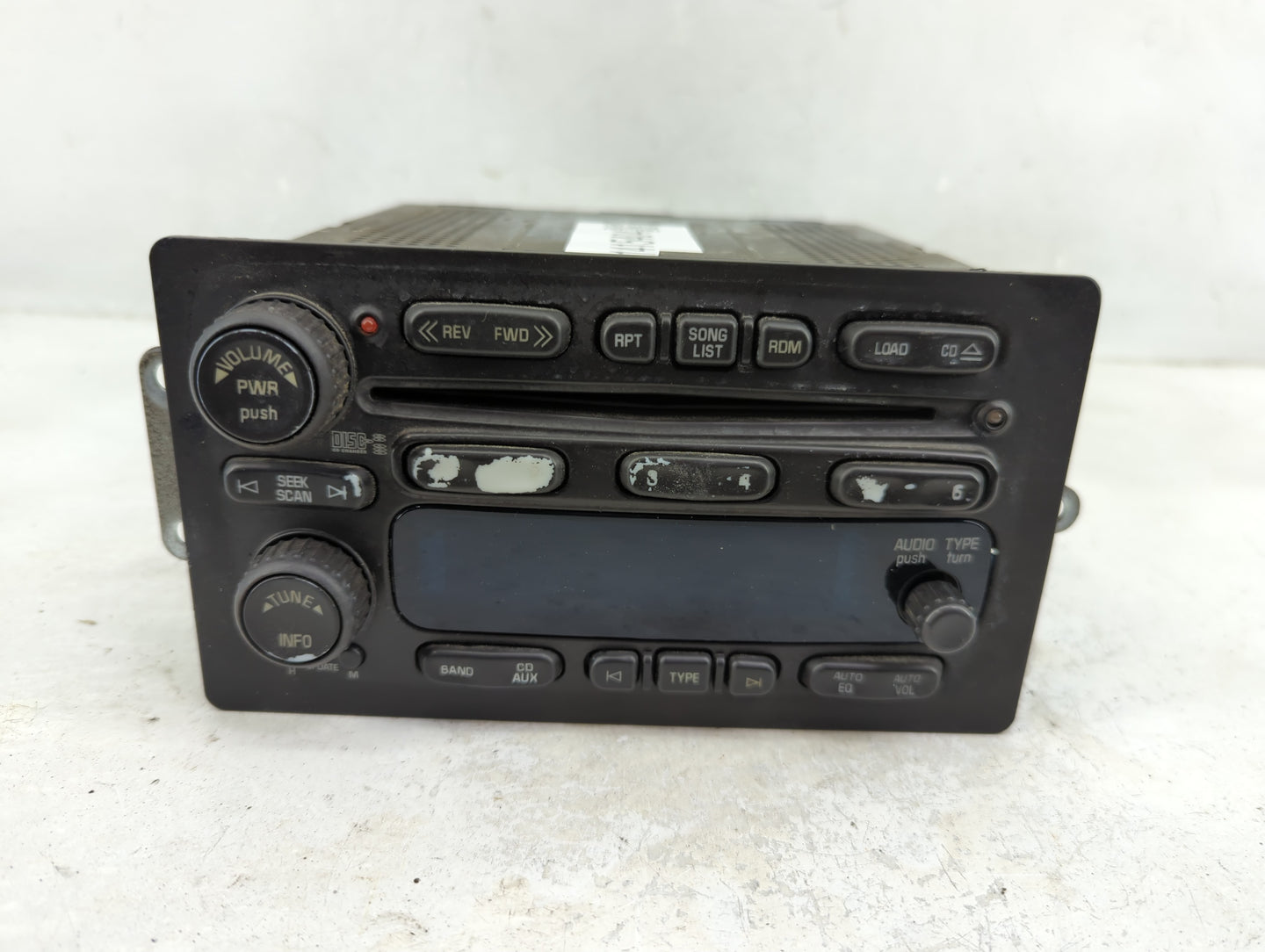 2005-2009 Chevrolet Trailblazer Radio AM FM Cd Player Receiver Replacement P/N:15234935 Fits Fits 2005 2006 2007 2008 2009 O