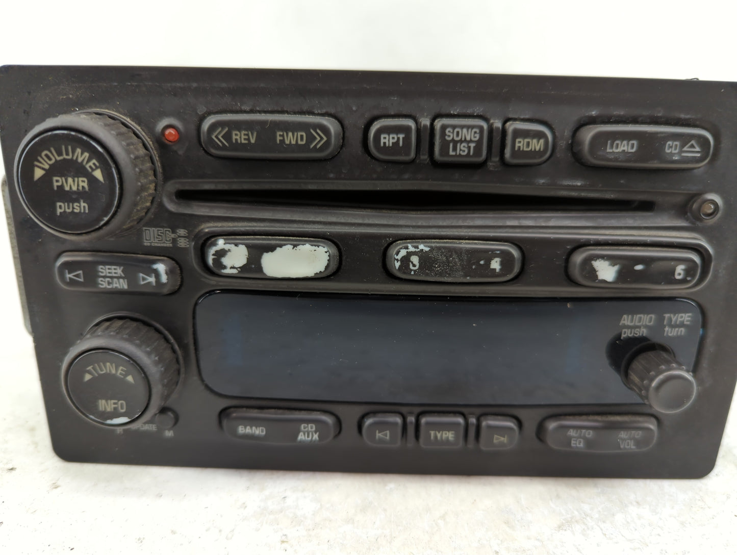 2005-2009 Chevrolet Trailblazer Radio AM FM Cd Player Receiver Replacement P/N:15234935 Fits Fits 2005 2006 2007 2008 2009 O