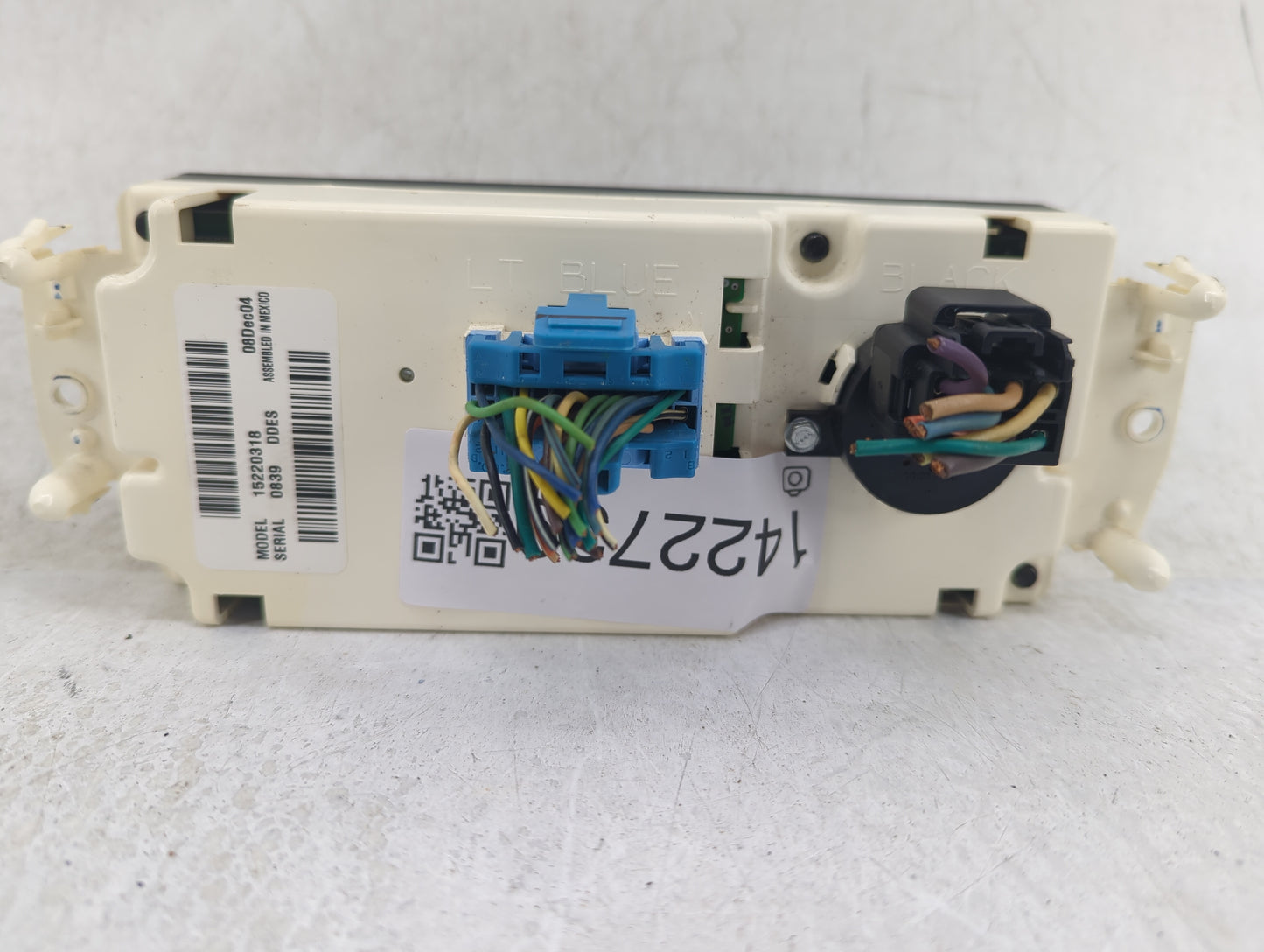 2005-2006 Chevrolet Trailblazer Climate Control Module Temperature AC/Heater Replacement P/N:15220318 Fits Fits 2005 2006 OE