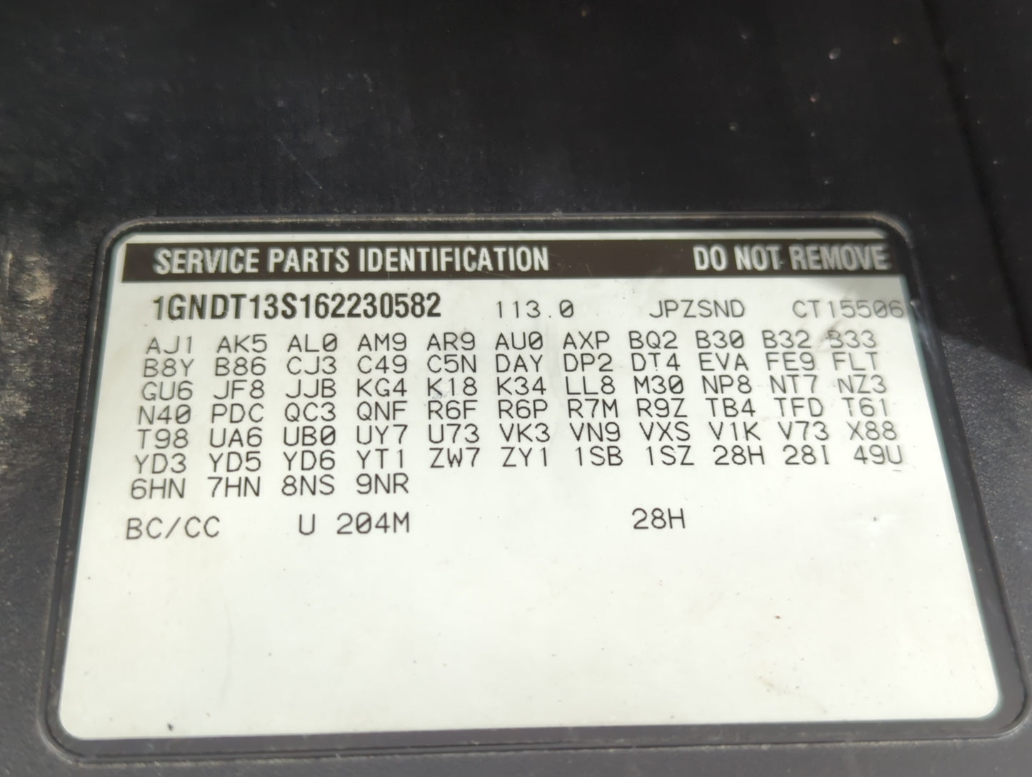 2006 Chevrolet Trailblazer Passenger Glove Box Door Storage Compartment 777234 - Oemusedautoparts1.com