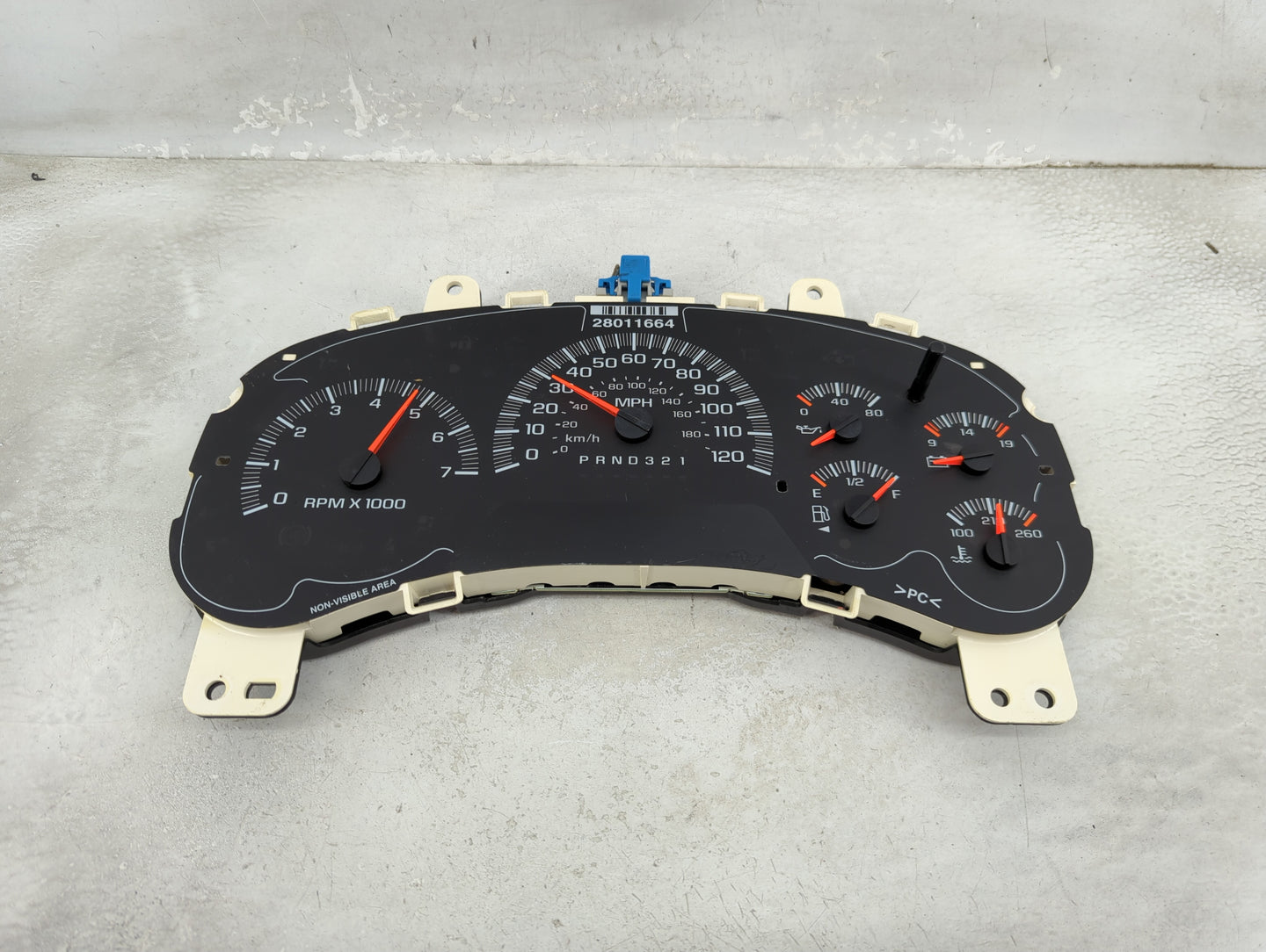 2006 Chevrolet Trailblazer Ext Speedometer Instrument Cluster Gauges 1458099 - Oemusedautoparts1.com