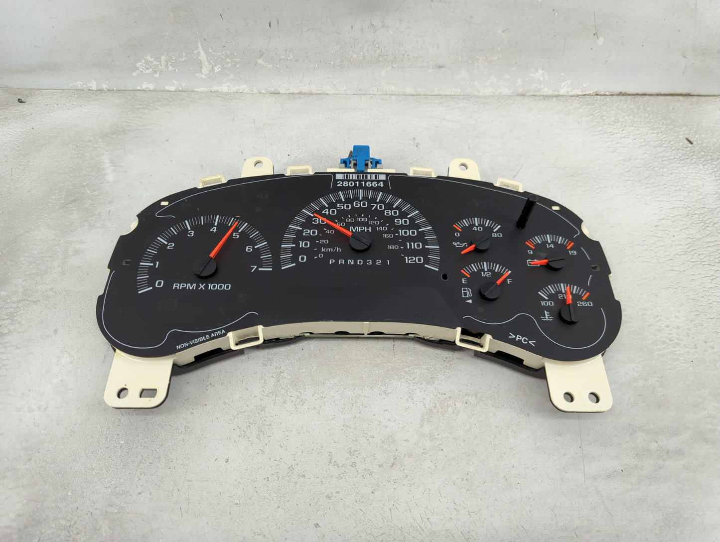 2006 Chevrolet Trailblazer Ext Speedometer Instrument Cluster Gauges 1458099 - Oemusedautoparts1.com