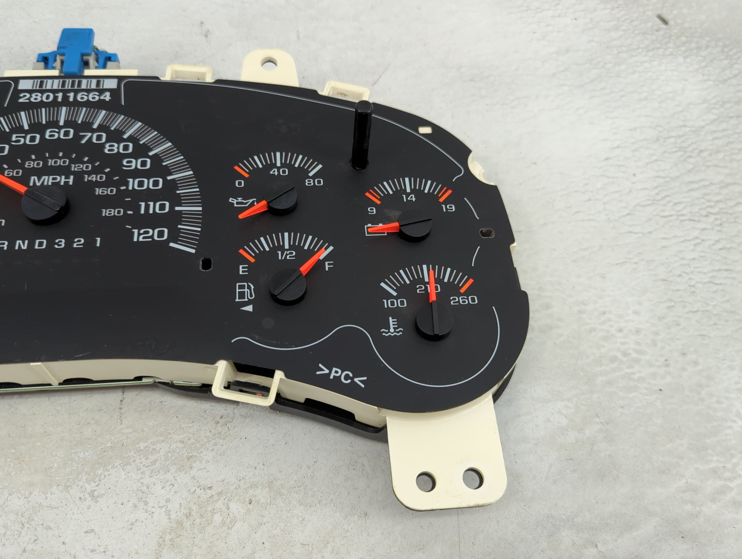 2006 Chevrolet Trailblazer Ext Speedometer Instrument Cluster Gauges 1458099 - Oemusedautoparts1.com