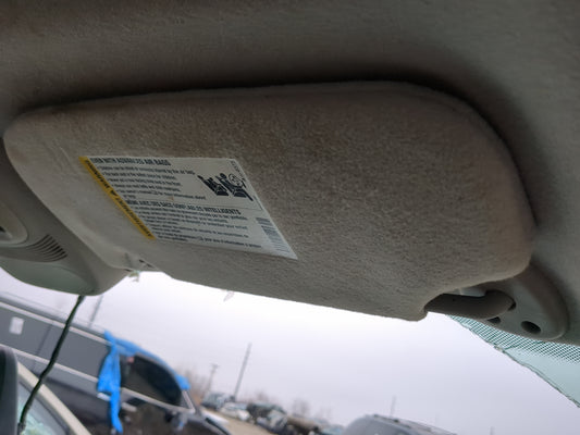 2005-2006 Chevrolet Trailblazer Ext Sun Visor Shade Replacement Passenger Right Mirror Fits Fits 2005 2006 2007 OEM Used Aut