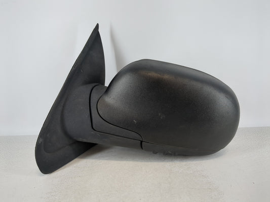 Chevrolet Trail Blazer Driver Left Side View Manual Door Mirror Black - Oemusedautoparts1.com