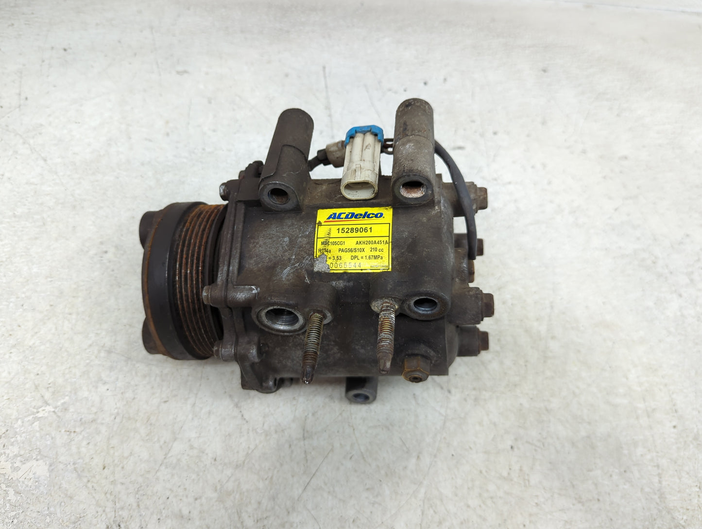 2005-2006 Chevrolet Uplander Air Conditioning A/c Ac Compressor Oem - Oemusedautoparts1.com