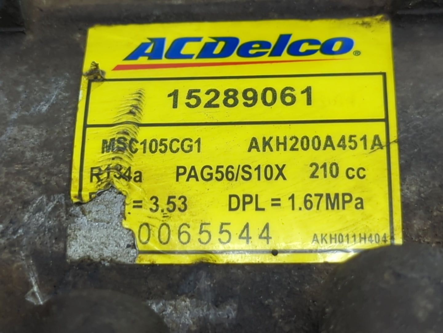 2005-2006 Chevrolet Uplander Air Conditioning A/c Ac Compressor Oem - Oemusedautoparts1.com