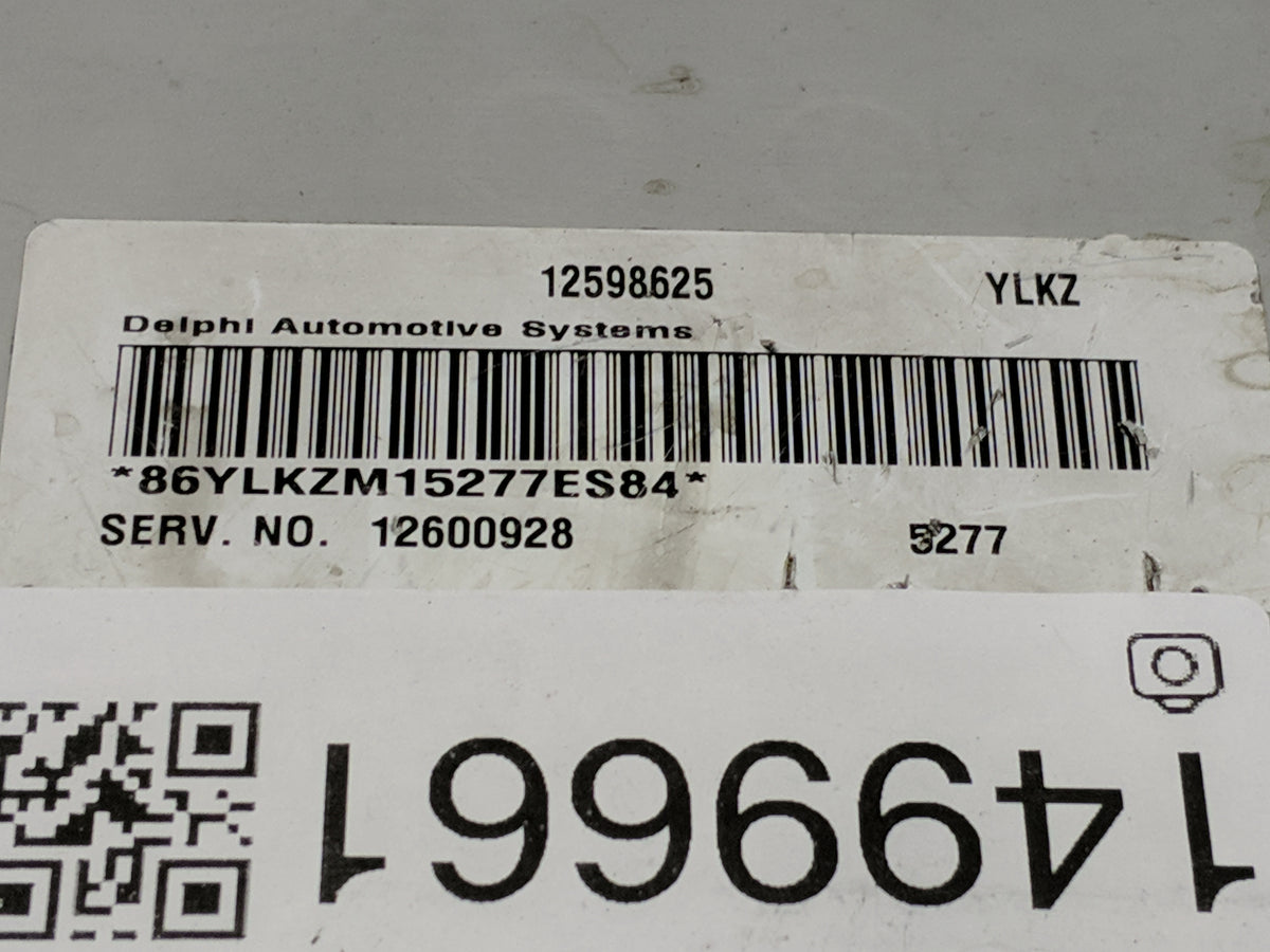 2006 Chevrolet Uplander PCM Engine Control Computer ECU ECM PCU OEM P/N:12598625 12600928 Fits Fits 2007 OEM Used Auto Parts