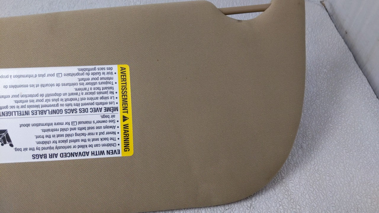 2006 Chevrolet Uplander Sun Visor Shade Replacement Passenger Right Mirror Fits Fits 2005 2007 2008 2009 OEM Used Auto Parts