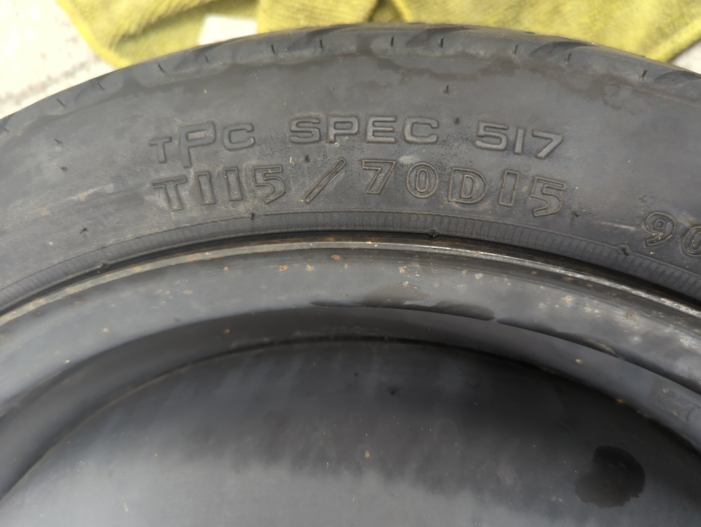 2006 Chevrolet Cobalt Cobalt Spare Donut Tire Wheel Rim Oem - Oemusedautoparts1.com