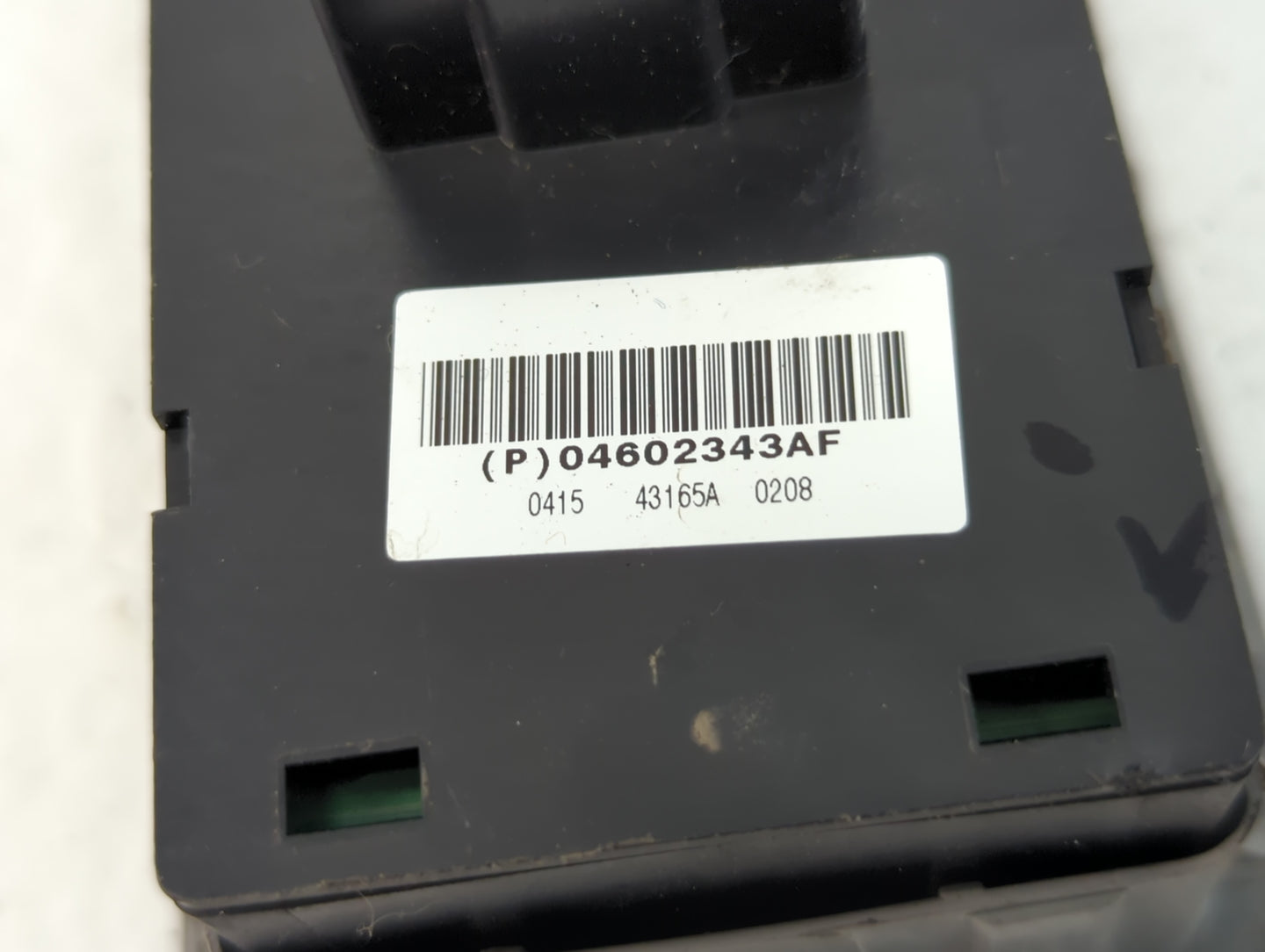 2006-2010 Chrysler 300 Master Power Window Switch Replacement Driver Side Left P/N:04602343AF Fits OEM Used Auto Parts - Oem