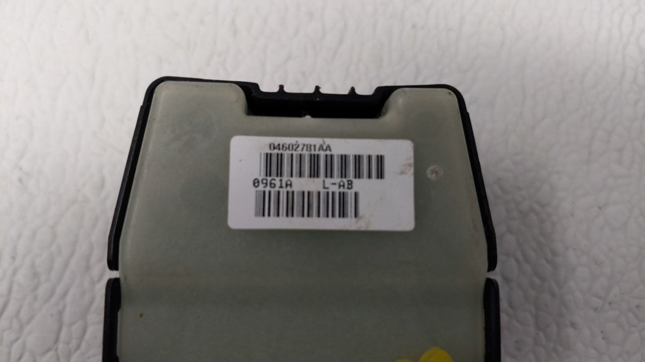 2006-2010 Chrysler 300 Master Power Window Switch Replacement Driver Side Left P/N:04602781AA Fits OEM Used Auto Parts - Oem