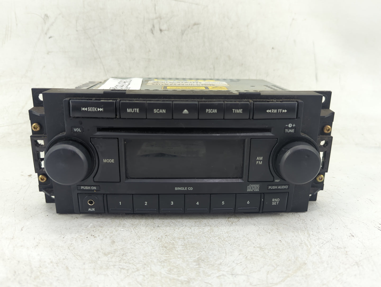 2005-2007 Chrysler 300 Radio AM FM Cd Player Receiver Replacement P/N:P05064173AG Fits Fits 2004 2005 2006 2007 2008 2009 20