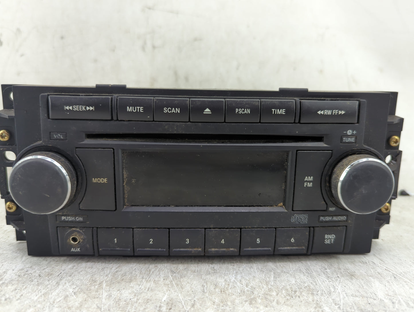 2005-2007 Chrysler 300 Radio AM FM Cd Player Receiver Replacement P/N:P05064171AF Fits Fits 2005 2006 2007 2008 2009 OEM Use