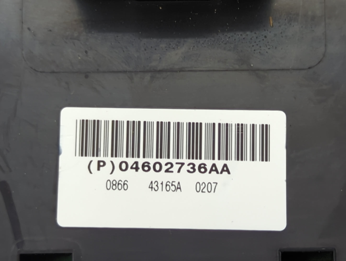 2006-2010 Chrysler 300 Master Power Window Switch Replacement Driver Side Left P/N:04602736AA Fits OEM Used Auto Parts - Oem