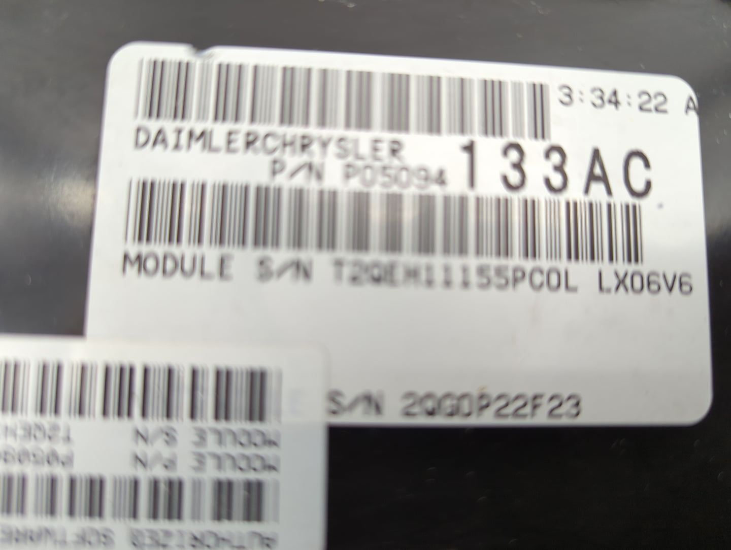 2006 Chrysler 300 PCM Engine Control Computer ECU ECM PCU OEM P/N:P05094133AC P05094696AB, 04829202AB Fits OEM Used Auto Par